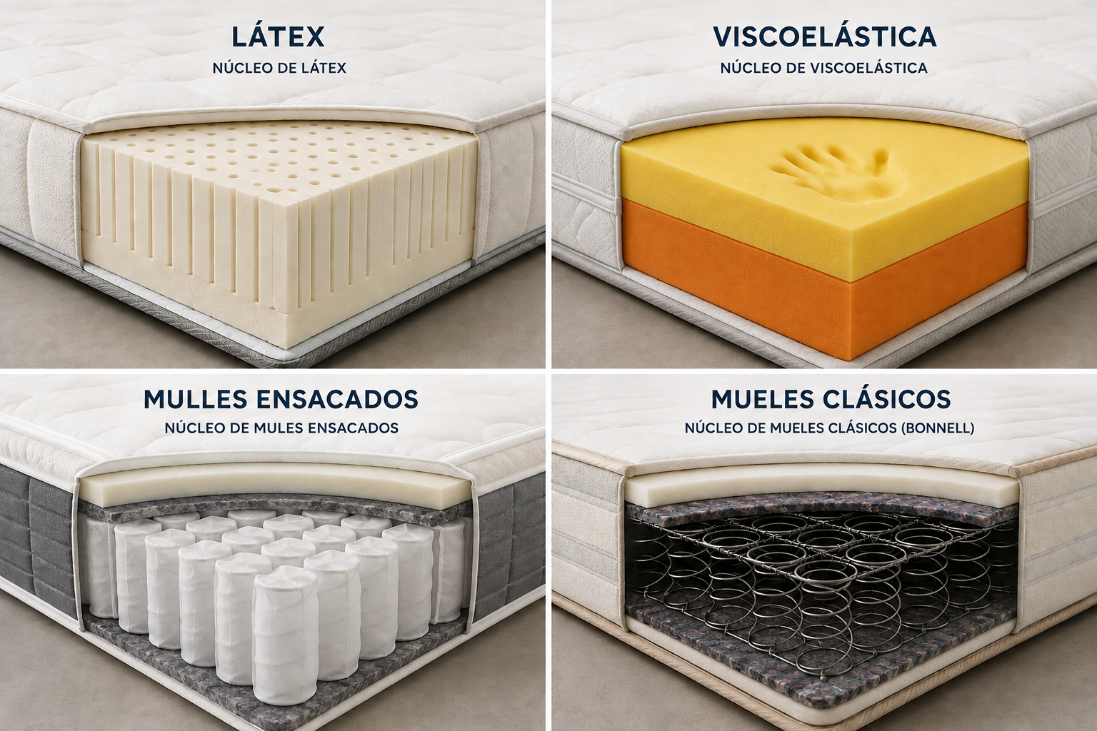 tipos de colchones